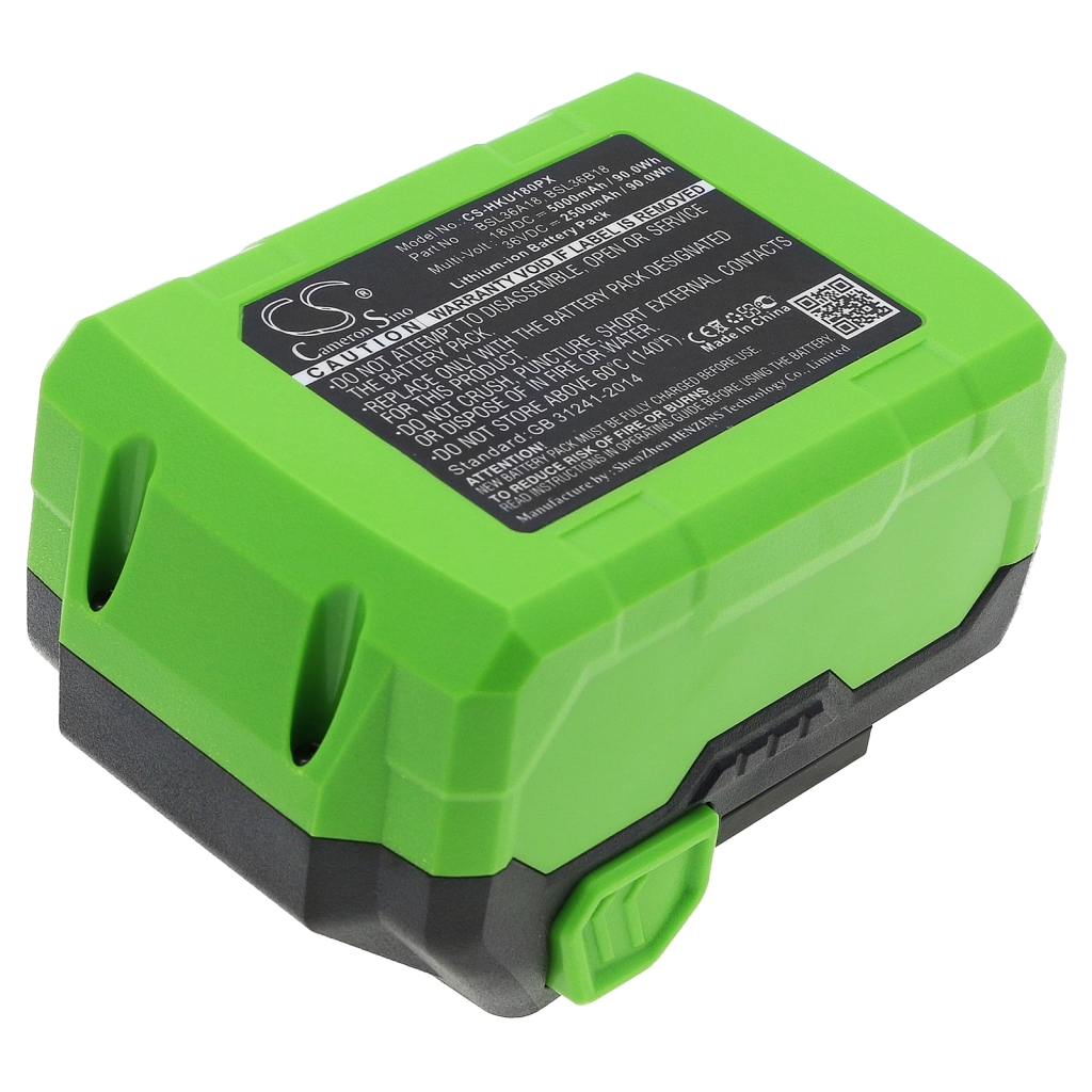 Compatible battery replacement for Hikoki  BSL36B18, BSL36A18