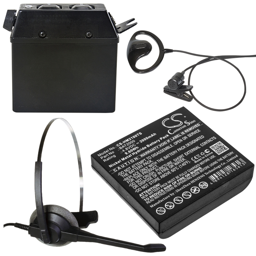 Wireless Headset Battery HME CS-HM2100TS