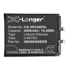 Compatible battery replacement for Honor HB466485EEW