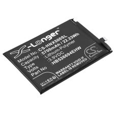 Compatible battery replacement for Honor HB526694EHW