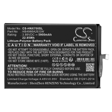 Compatible battery replacement for Honor HB4966A2EGW