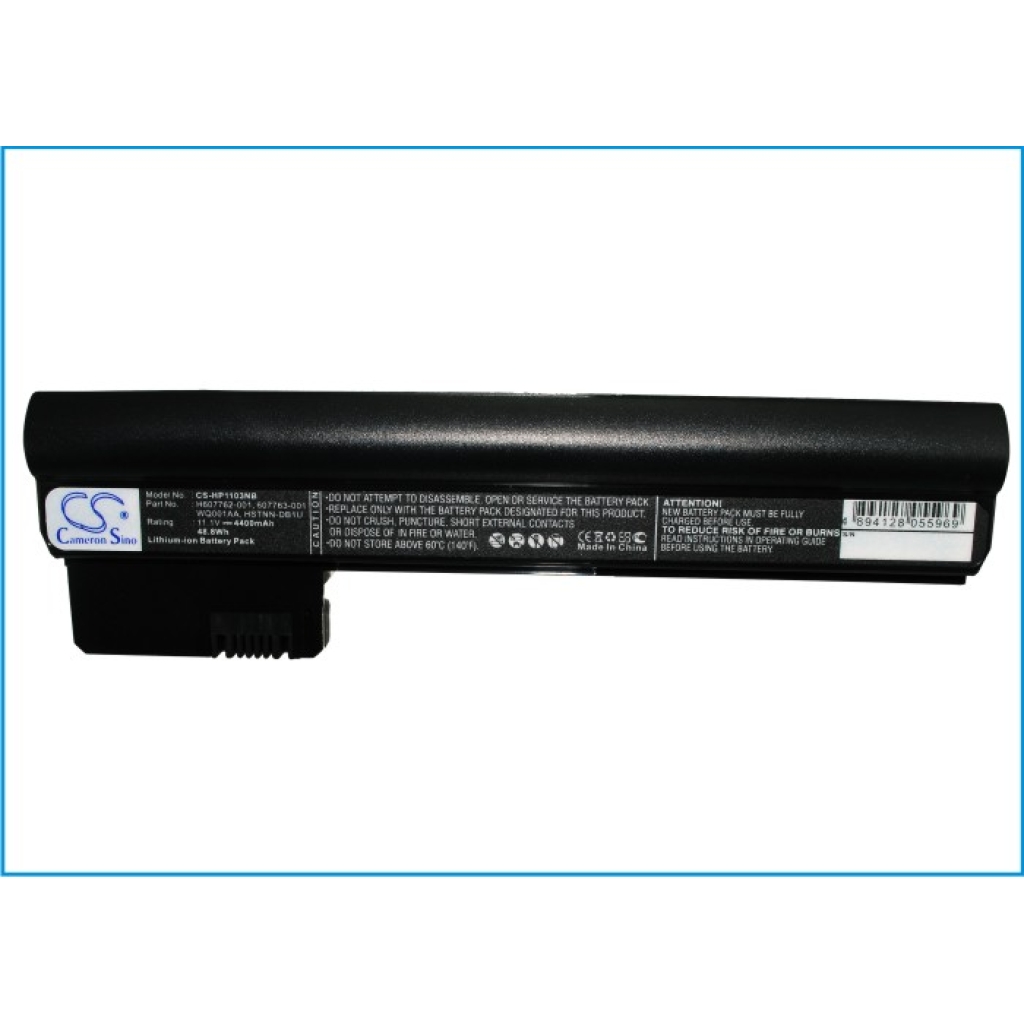 Compatible battery replacement for HP  HSTNN-TY03, HSTNN-06TY, HSTNN-E04C, H607762-001, HSTNN-DB1U...