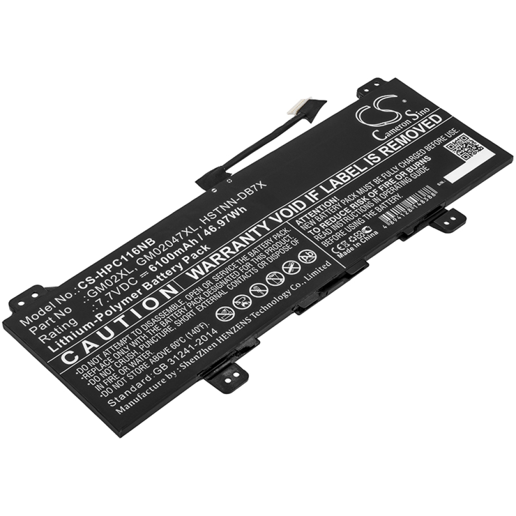 Compatible battery replacement for HP  GM02047XL-PL, L42583-002, 917679-271, L42550-1C1, GM02047XL...