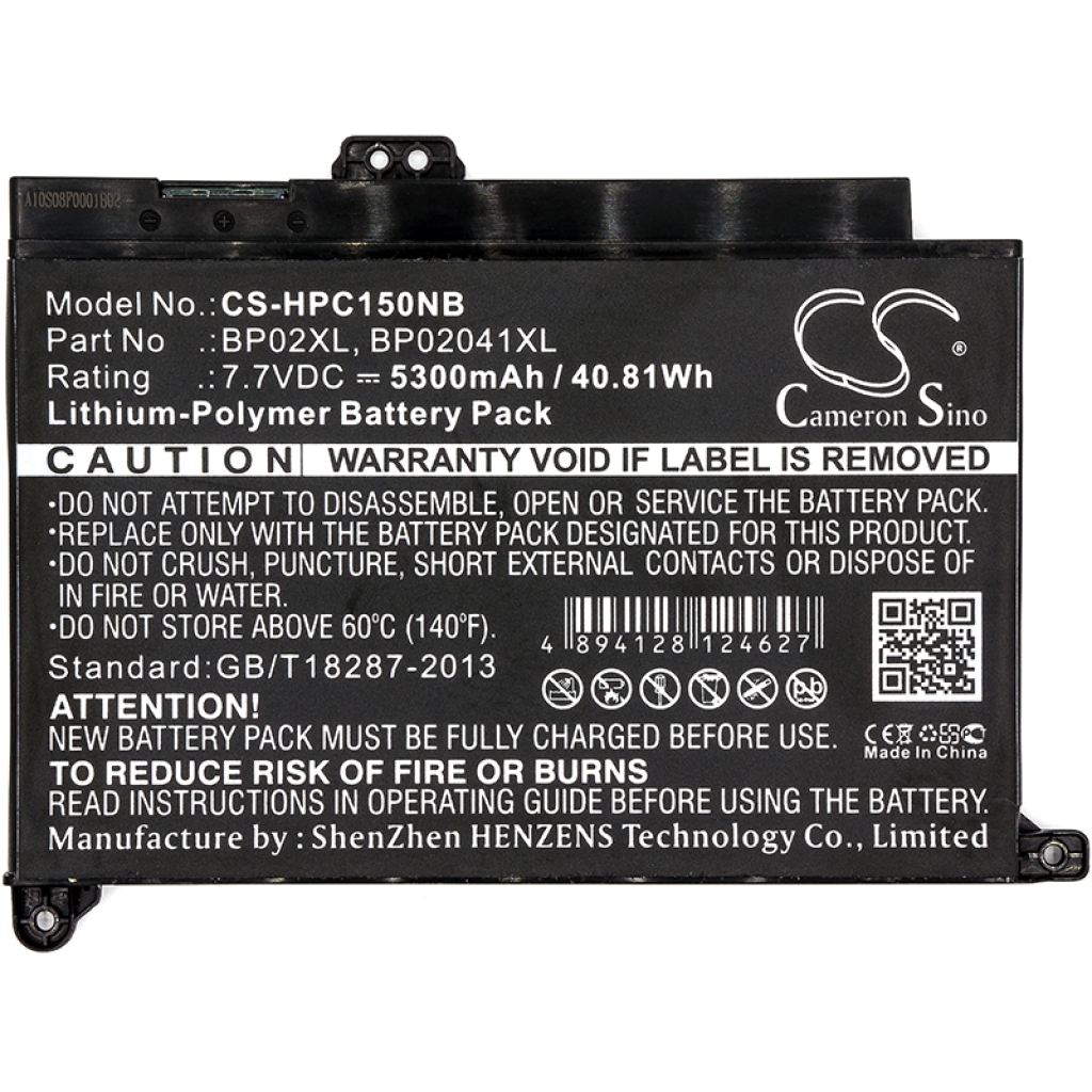 Compatible battery replacement for HP  849569-542, HSTNN-LB7H, B07CL3RZK3, 849569-541, BP02XL...