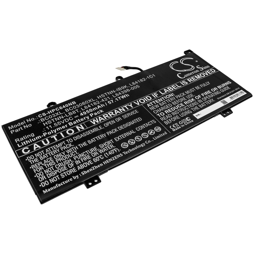 Notebook battery HP CS-HPC640NB