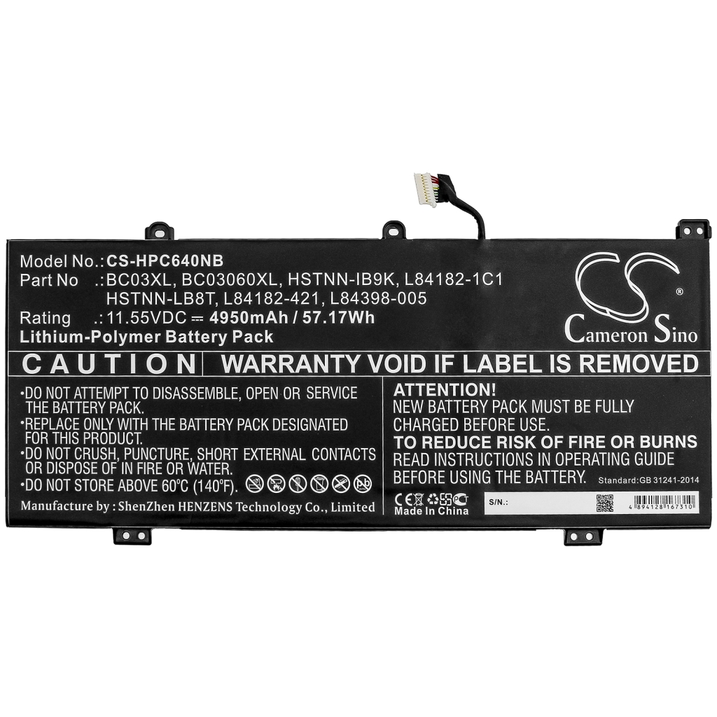 Battery Replaces BC03060XL