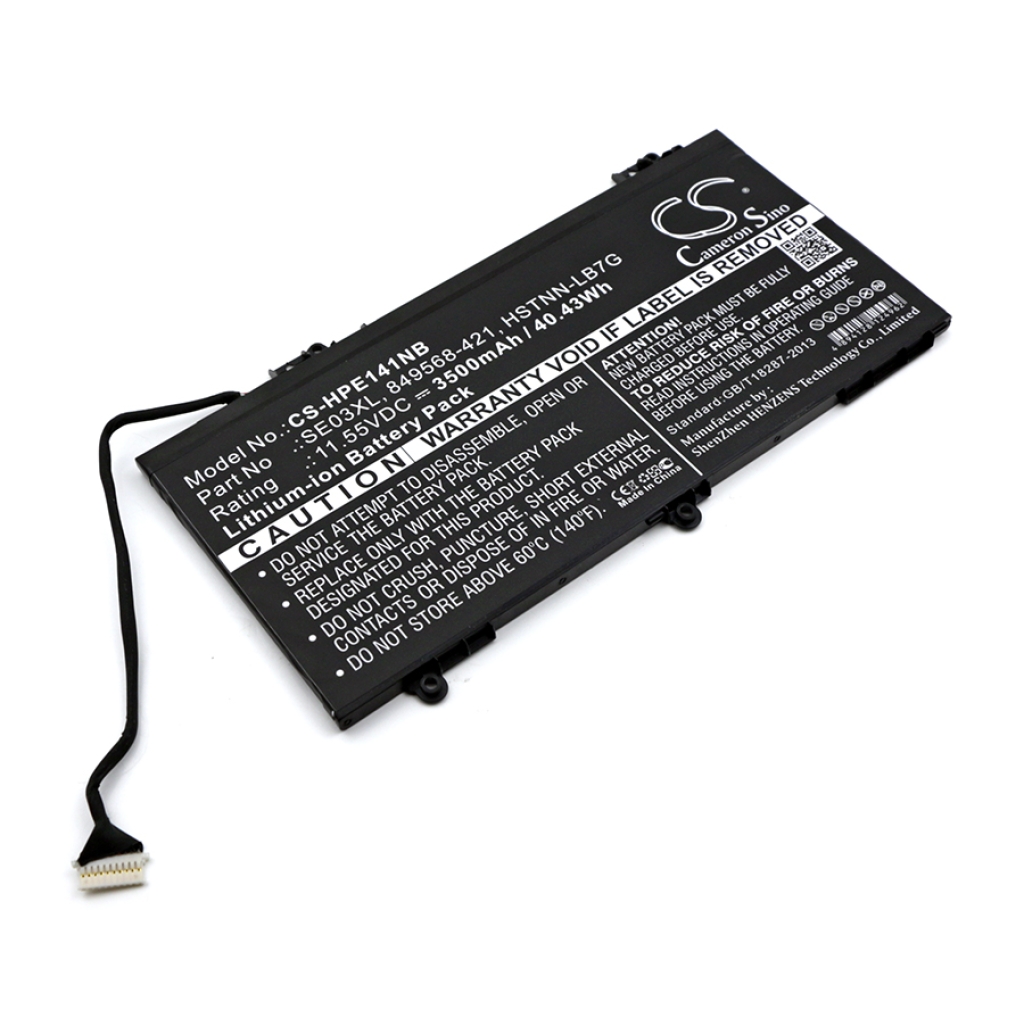 Compatible battery replacement for HP  HSTNN-UB6Z, 849568-421, HSTNN-LB7G, TPN-Q171, 849988-850...