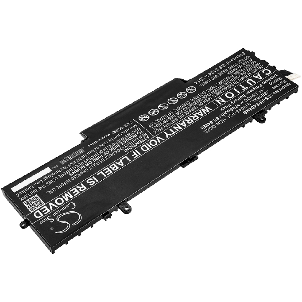 Compatible battery replacement for HP  918108-855, HSTNN-1B7V, 918045-2C1, HSN-Q02C, 918045-271...