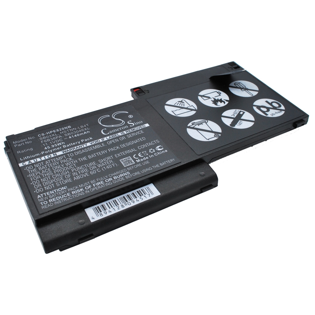 Compatible battery replacement for HP  717378-001, HSTNN-LB4T, 716725-1C1, E7U25UT, 717377-001...