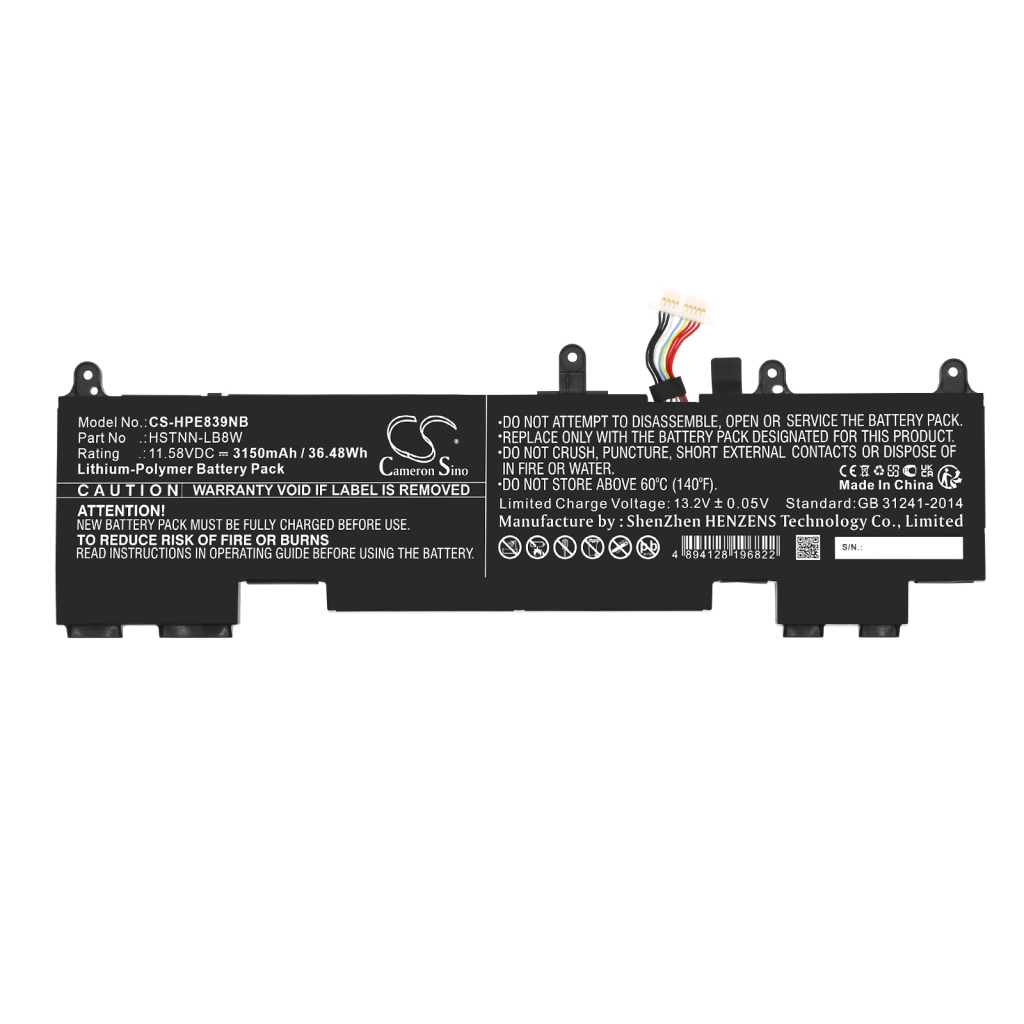 Battery Replaces WP03XL