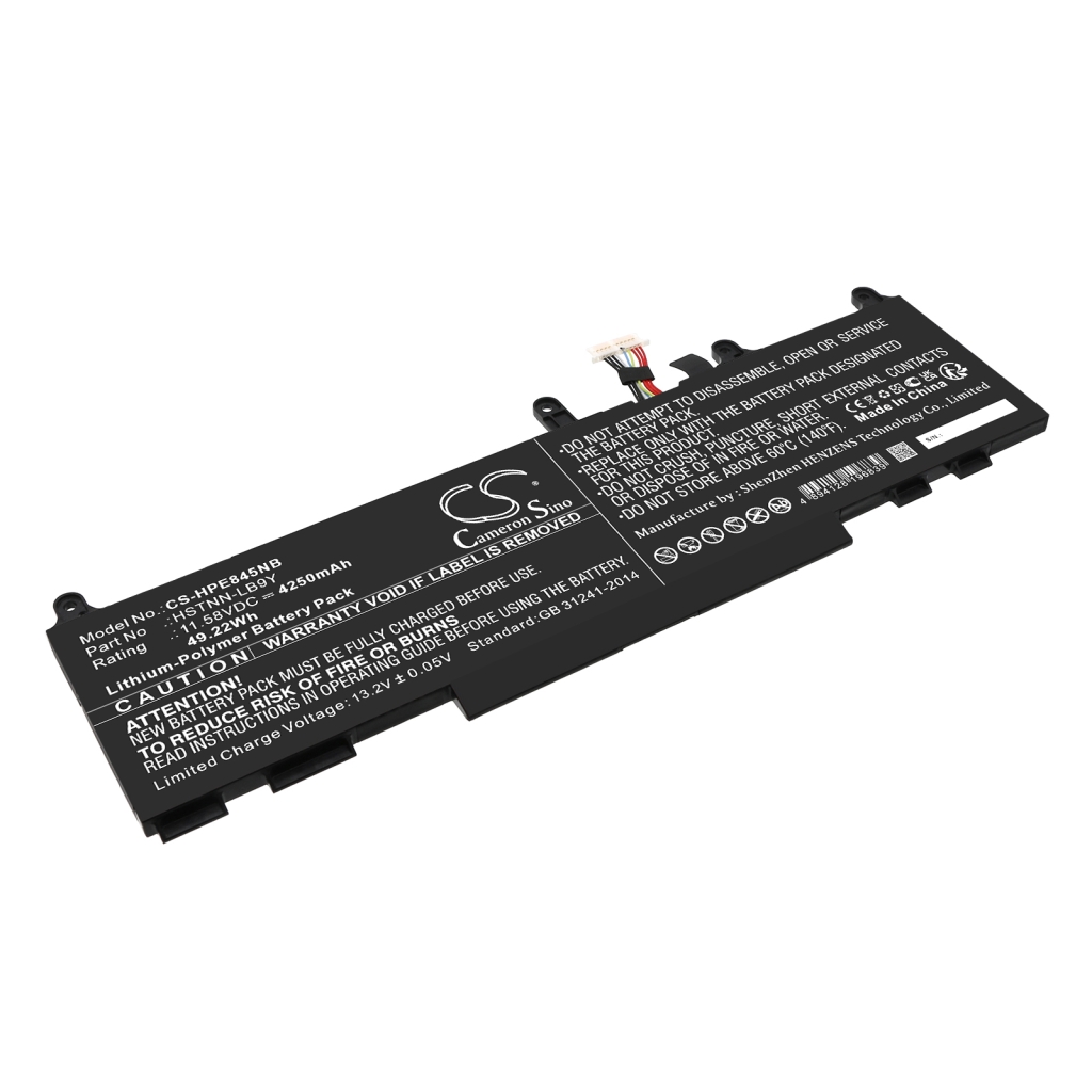 Compatible battery replacement for HP  HSTNN-LB9Y, M73466-005, HSTNN-LB8W, M64305-421, HSTNN-LB8V...