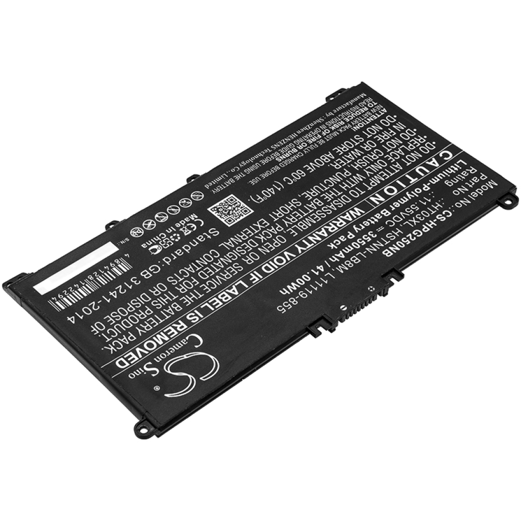 Compatible battery replacement for HP  HSTNN-LB8M, L11421-2C2, L11421-545, TPN-Q209, HSTNN-DB8R...