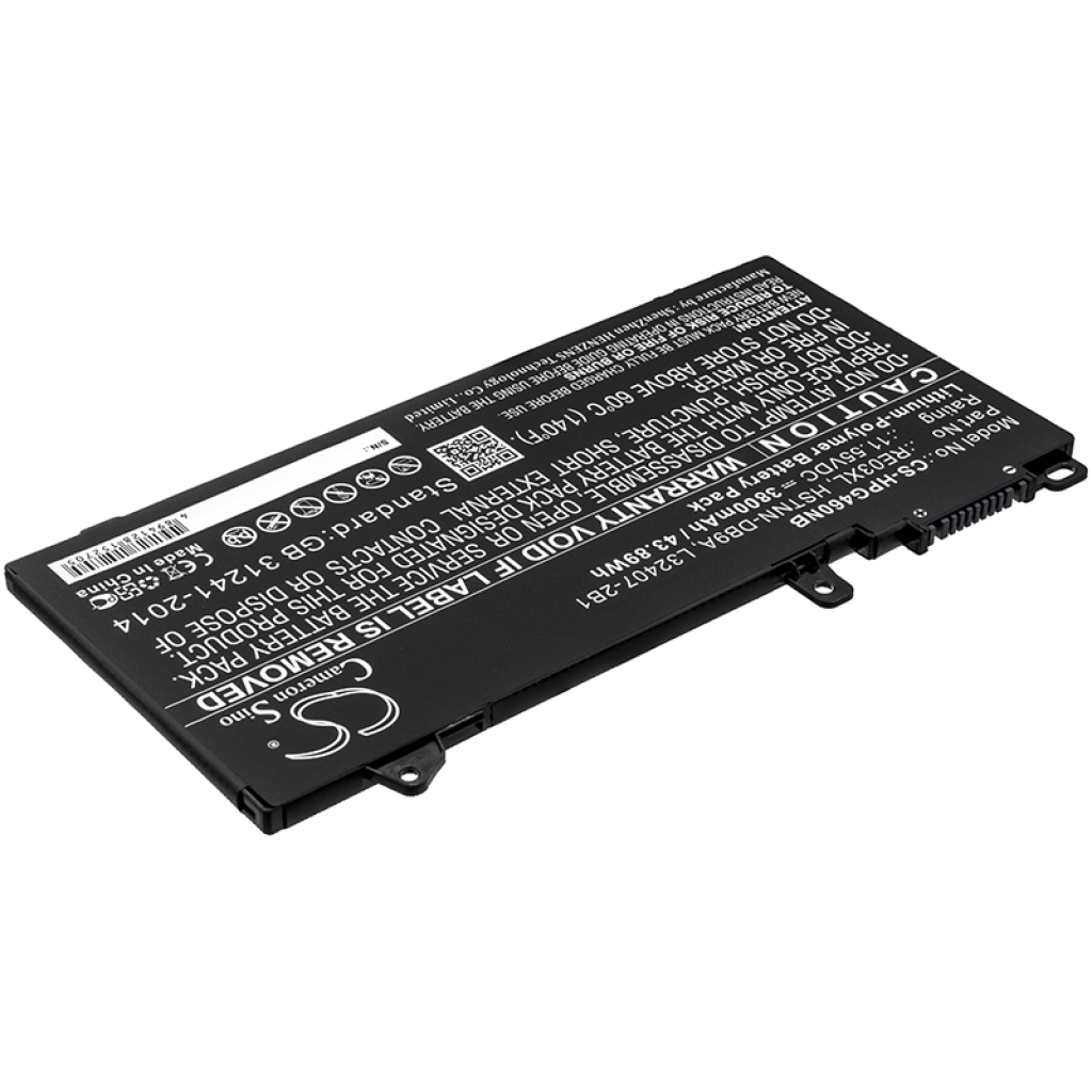 Compatible battery replacement for HP  HSTNN-DB9A, L32656-005, L32407-2C1, HSTNN-0B1C, L32656-002...