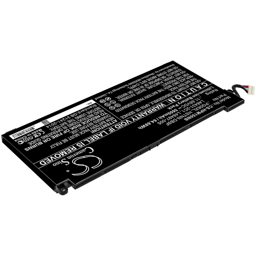 Compatible battery replacement for HP  L48431-2C1, HSTNN-DB9F, PG06XL, L48497-005