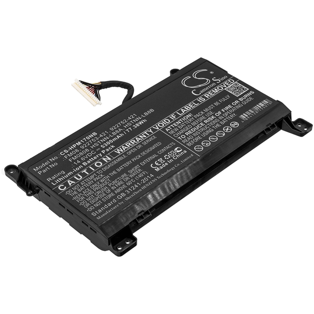 Compatible battery replacement for HP  FM08, FM08086-CL, 922977-855, TPN-Q195, FM08086...