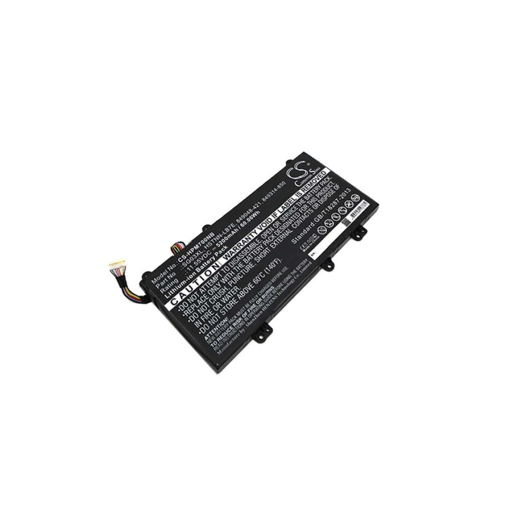 Compatible battery replacement for HP  HSTNN-LB7E, 849049-421, SG03061XL-PR, 849315-856, 849048-421...