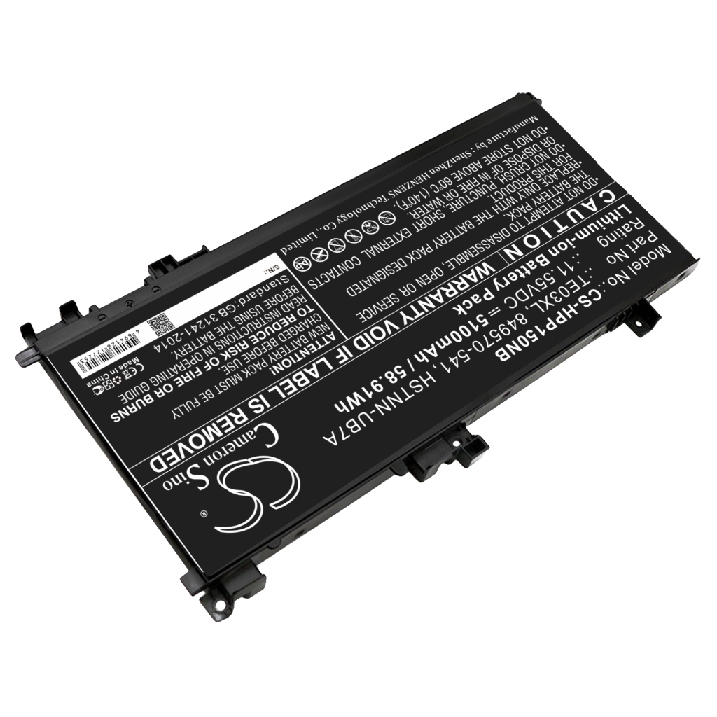 Compatible battery replacement for HP  HSTNN-UB7A, 849570-541, TPN-Q173, AX020TX, 3ICP7/65/80...