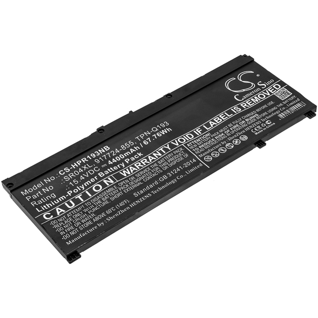 Compatible battery replacement for HP  HSTNN-DB7W, 917678-271, SR04XL, HSTNN-1B7Z, 917678-1B1...