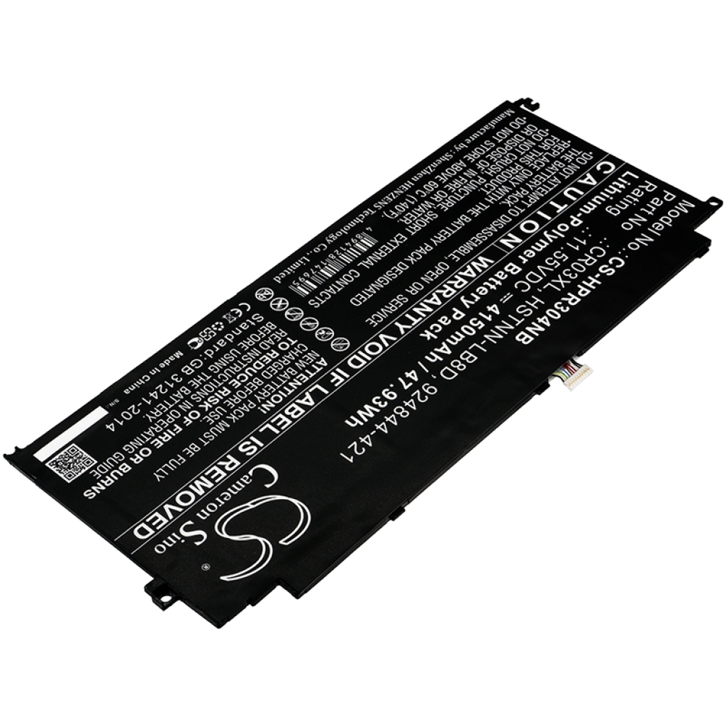 Compatible battery replacement for HP  3GB60EA, CR03049XL-PL, CR03049XL, TPN-Q198, 924961-855...