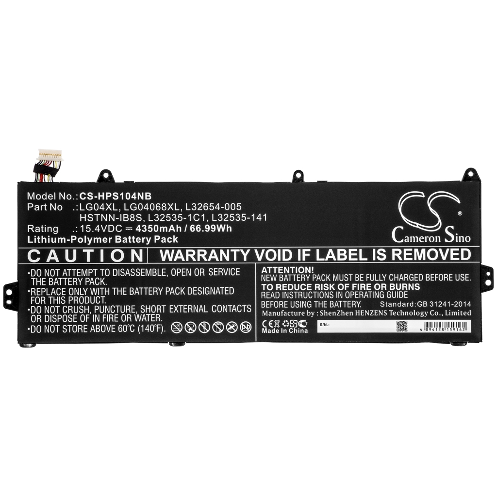 Notebook battery HP CS-HPS104NB