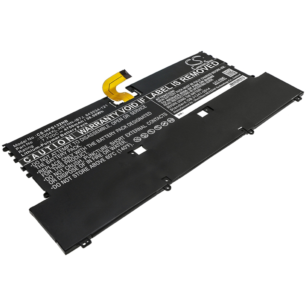 Compatible battery replacement for HP  844199-855, SO04XL, 843534-1C1, SO04038XL, 843534-121...