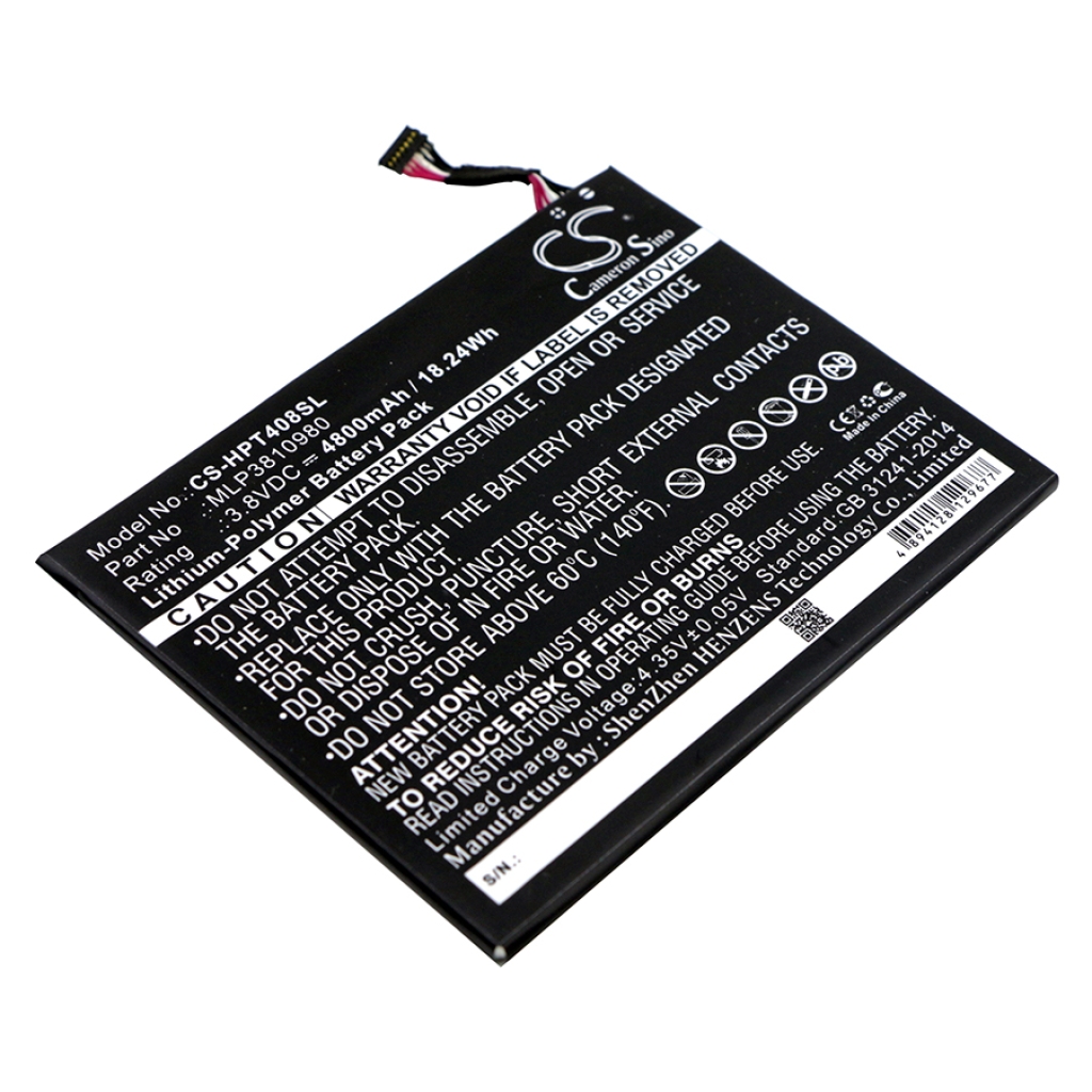 Tablet Battery HP CS-HPT408SL