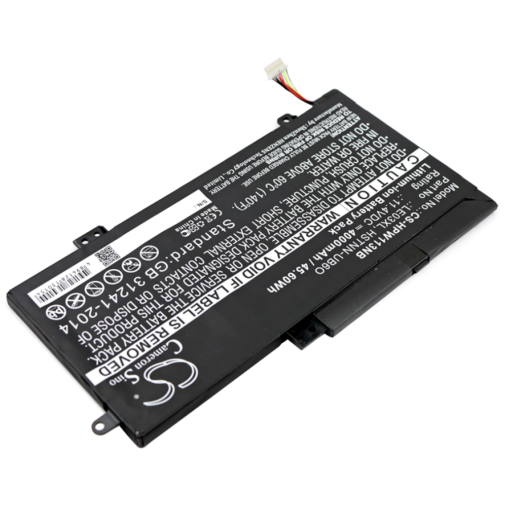 Compatible battery replacement for HP  HSTNN-UB6O, 796356-005, TPN-W114, 796220-542, TPN-W113...