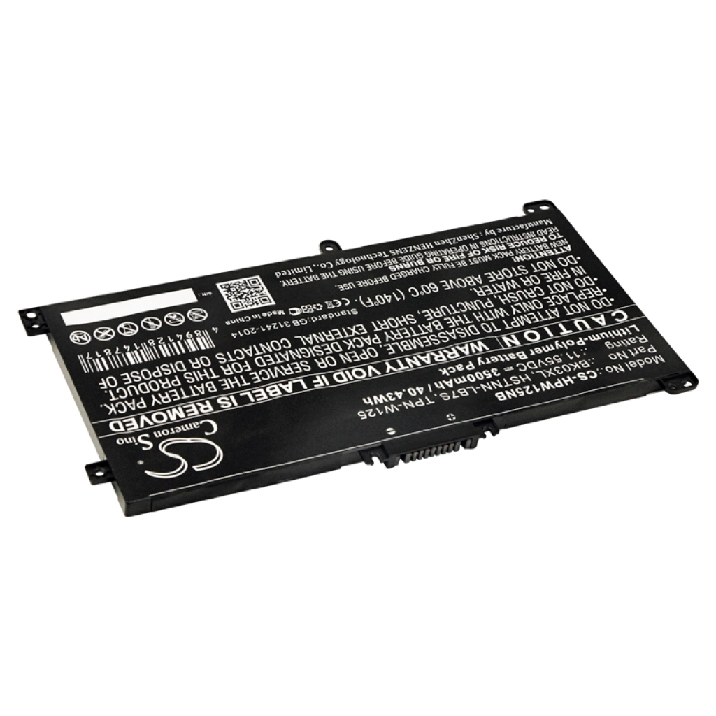 Compatible battery replacement for HP  916811-855, TPN-W125, 916366-421, HSTNN-UB7G, HSTNN-LB7S...