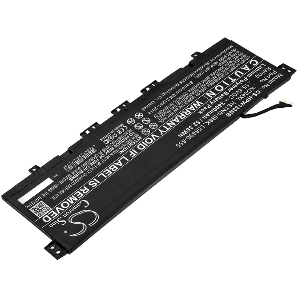 Compatible battery replacement for HP  L08496-855, KC04XL, TPN-W136, HSTNN-IB8K, TPN-W133...