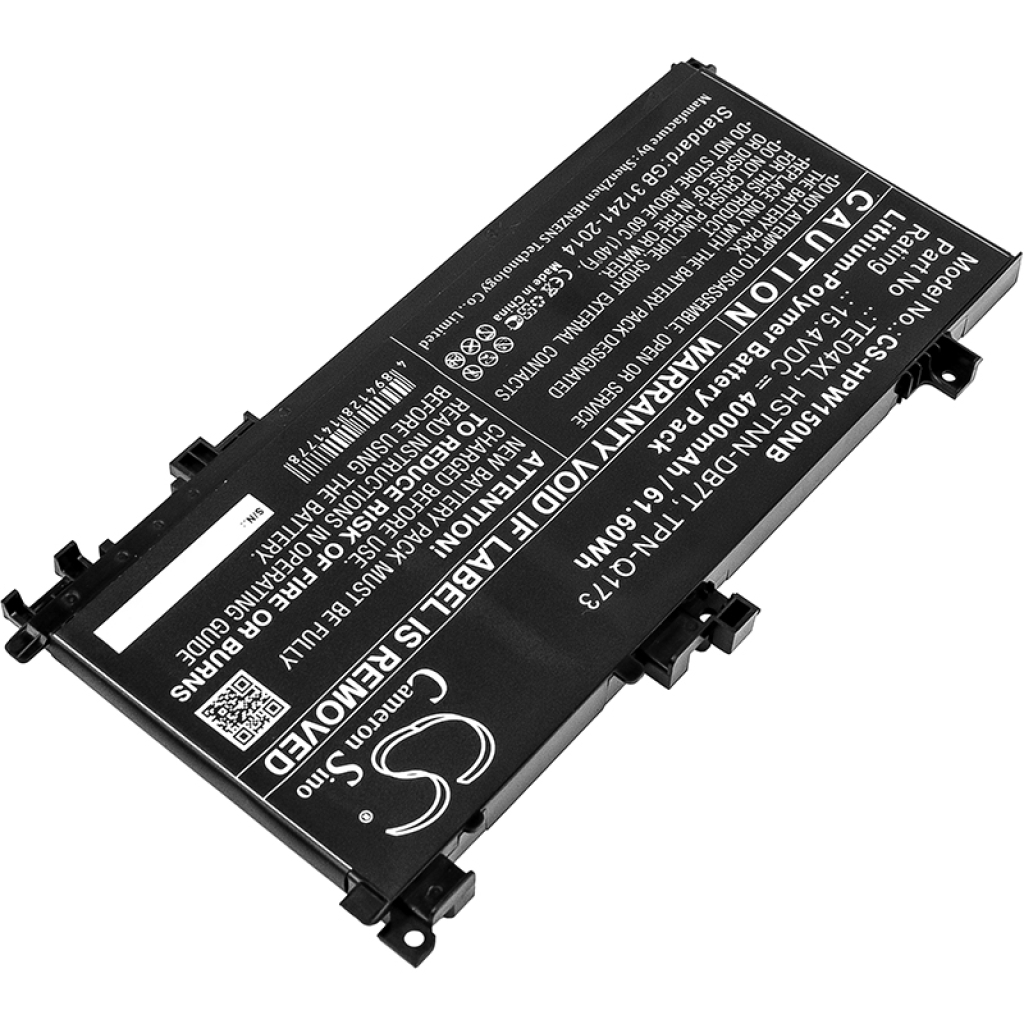 Compatible battery replacement for HP  HSTNN-DB8T, 15-AX033TX, TE04XL, HSTNN-DB7T, TE04063XL...