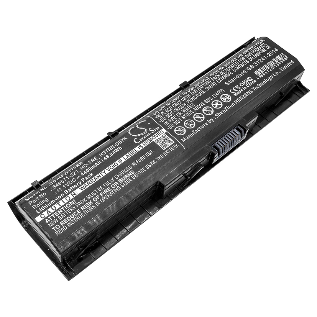 Compatible battery replacement for HP  PA06062, 849571-251, PA06, 849571-241, HSTNN-DB7K...