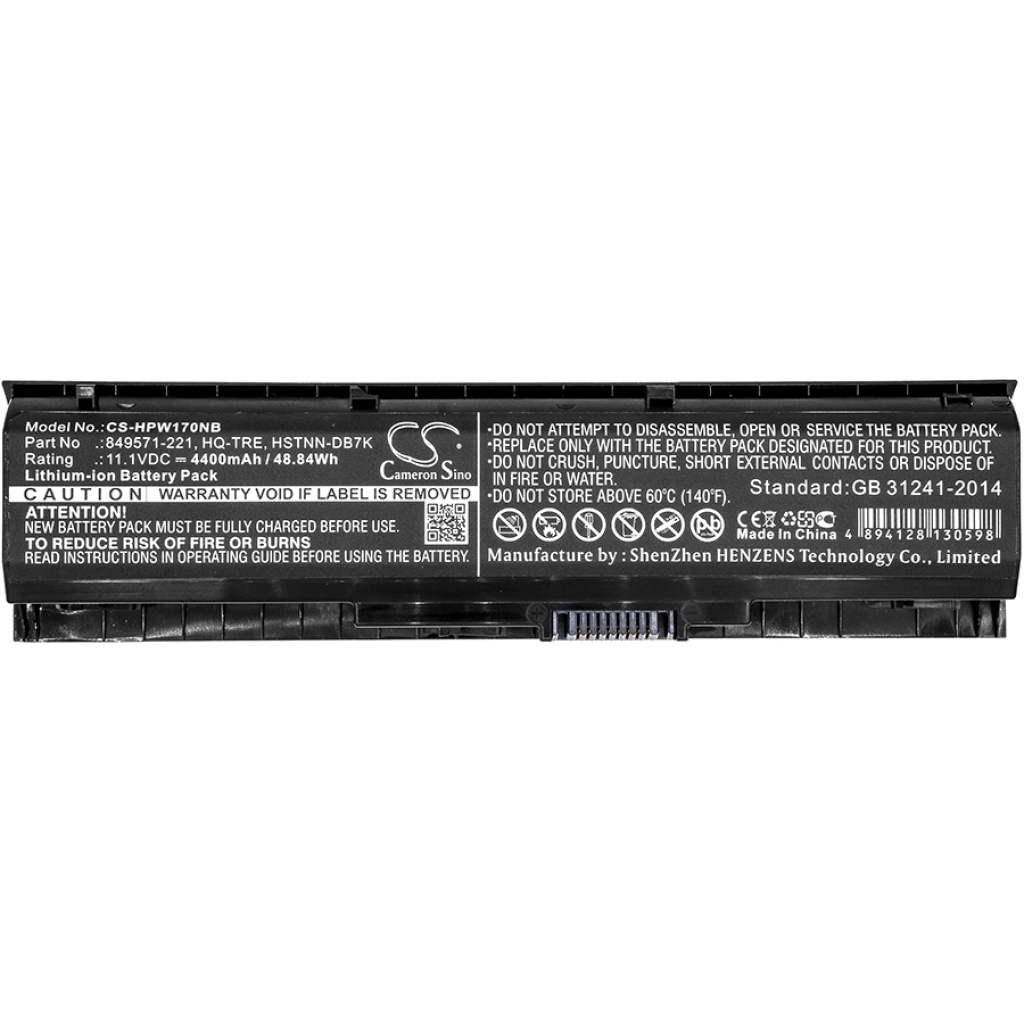 Compatible battery replacement for HP  849571-251, PA06, 849571-241, HSTNN-DB7K, 849571-221...