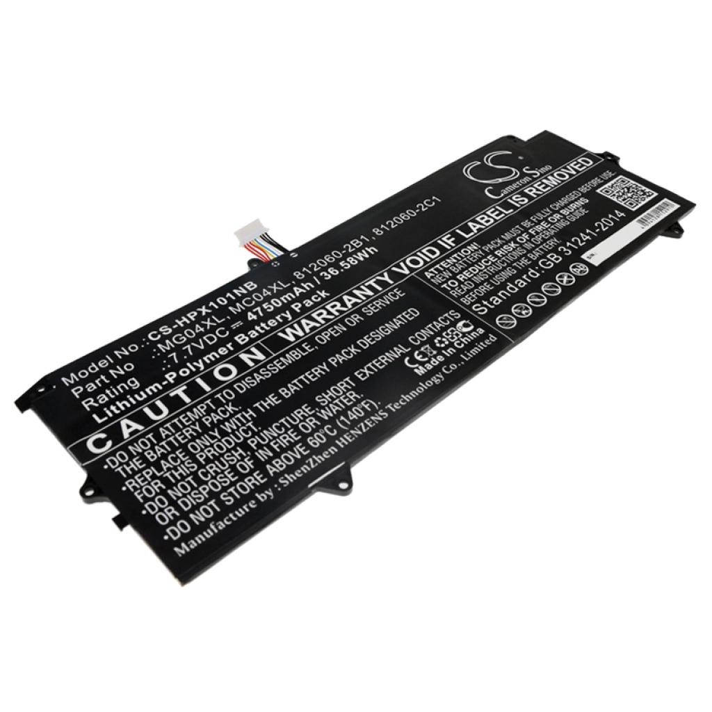 Compatible battery replacement for HP  MC04XL, 812060-2C1, MG04XL, HSTNN-I72C, 812060-2B1...