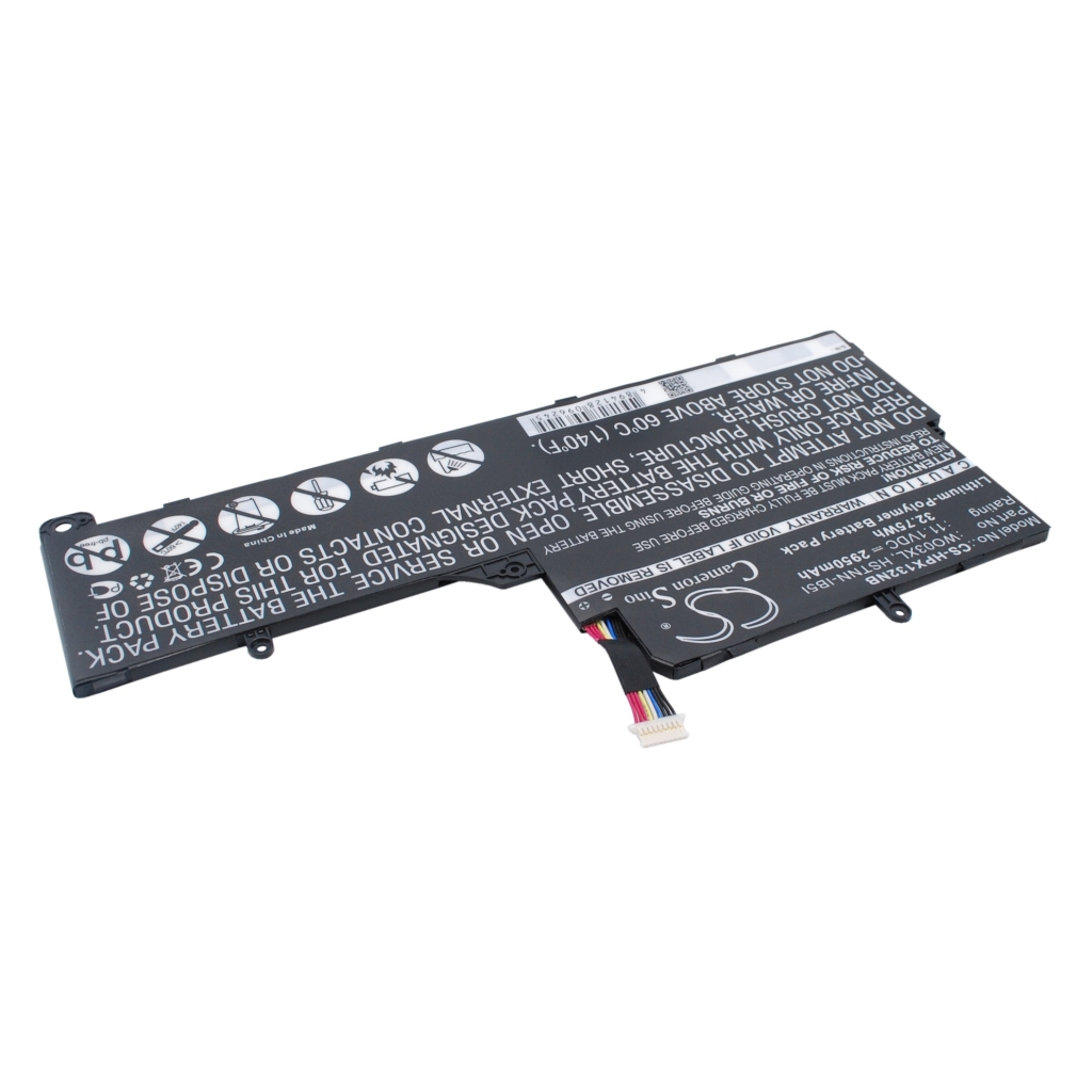 Compatible battery replacement for HP  725606-001, WO03XL, 725496-1B1, W0O3XL, 725496-171...