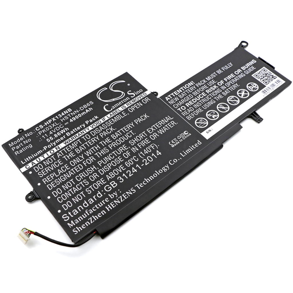 Compatible battery replacement for HP  PK03056XL, 788237-2C1, HSTNN-DB6S, 6789116-005, 789116-005...