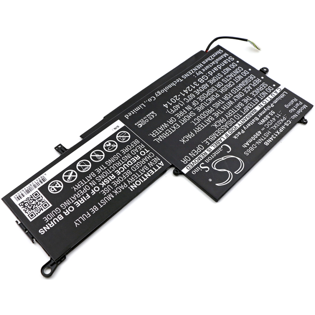 Compatible battery replacement for HP  PK03XL, 788237-2C2, PK03056XL, 788237-2C1, HSTNN-DB6S...