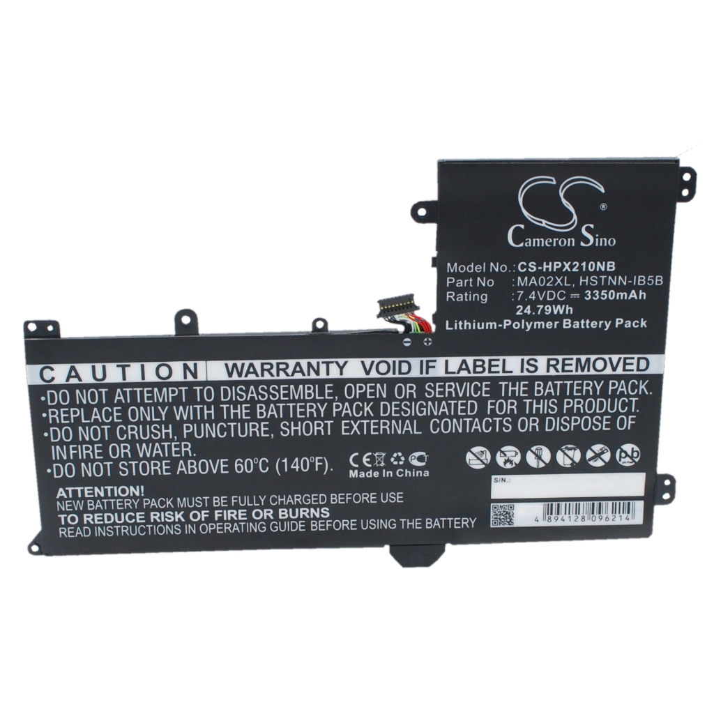 Compatible battery replacement for HP  721895-121, 722232-005, TPN-Q127, 721895-2C1, Ltpn-q127...