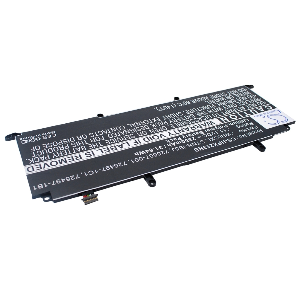 Compatible battery replacement for HP  WR03032XL, HSTNN-DB5J, 725497-1B1, TPN-Q133, 725607-001...