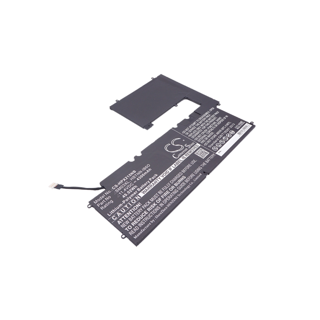 Compatible battery replacement for HP  767069-006, 15-C011DX, SM03, 767069-005, TPN-l114...