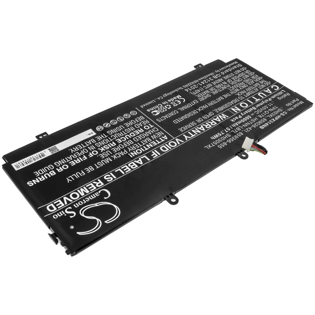 Compatible battery replacement for HP  SH03057XL, HSTNN-LB7L, 859356-855, TPN-Q178, 859026-421...