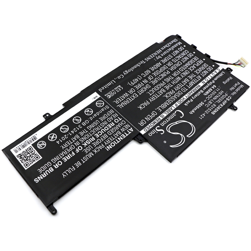 Compatible battery replacement for HP  PG03064XL, 831532-422, L48430-2C1, 831532-421, HSTNN-LB7C...