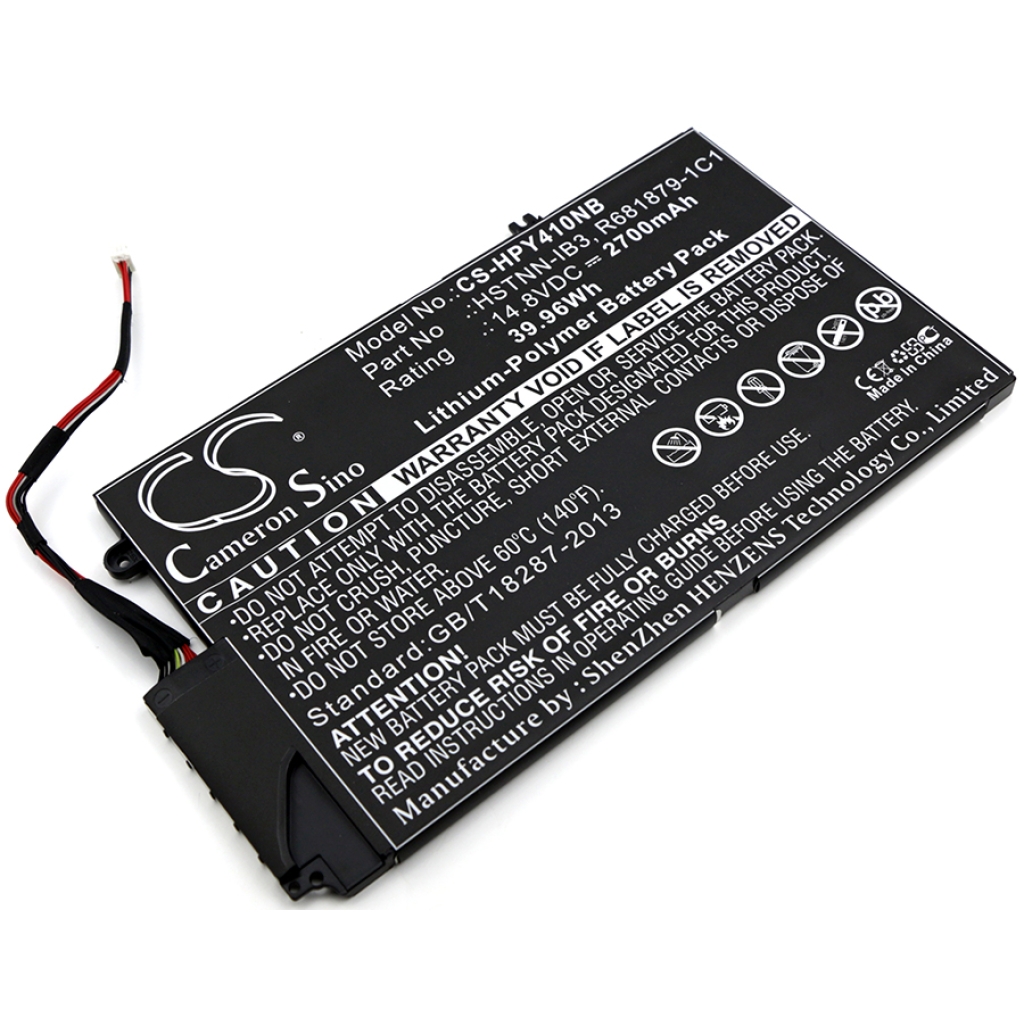 Compatible battery replacement for HP  681879-1C1, TPN-C102, EL04, 681879-171, HSTNN-UB3R...