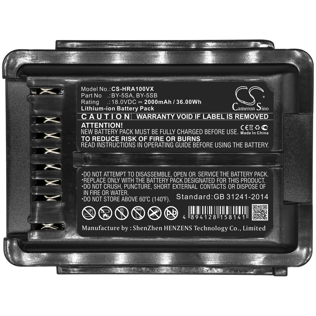 Compatible battery replacement for Sharp  BY-5SBTW, BY-5SB, BY-5SA