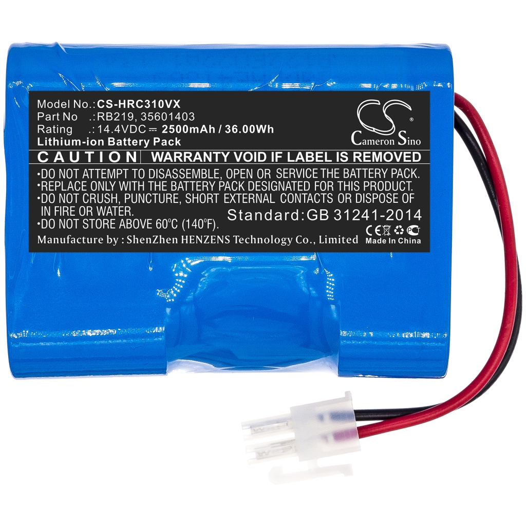 Compatible battery replacement for Hoover  35601727, 35601403, RB219, Li-RB226