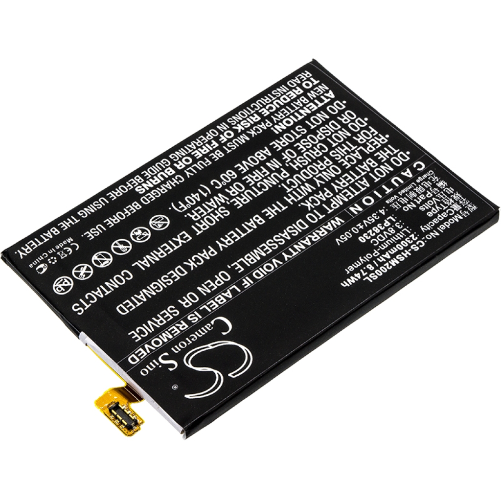 Compatible battery replacement for Hisense LP38230