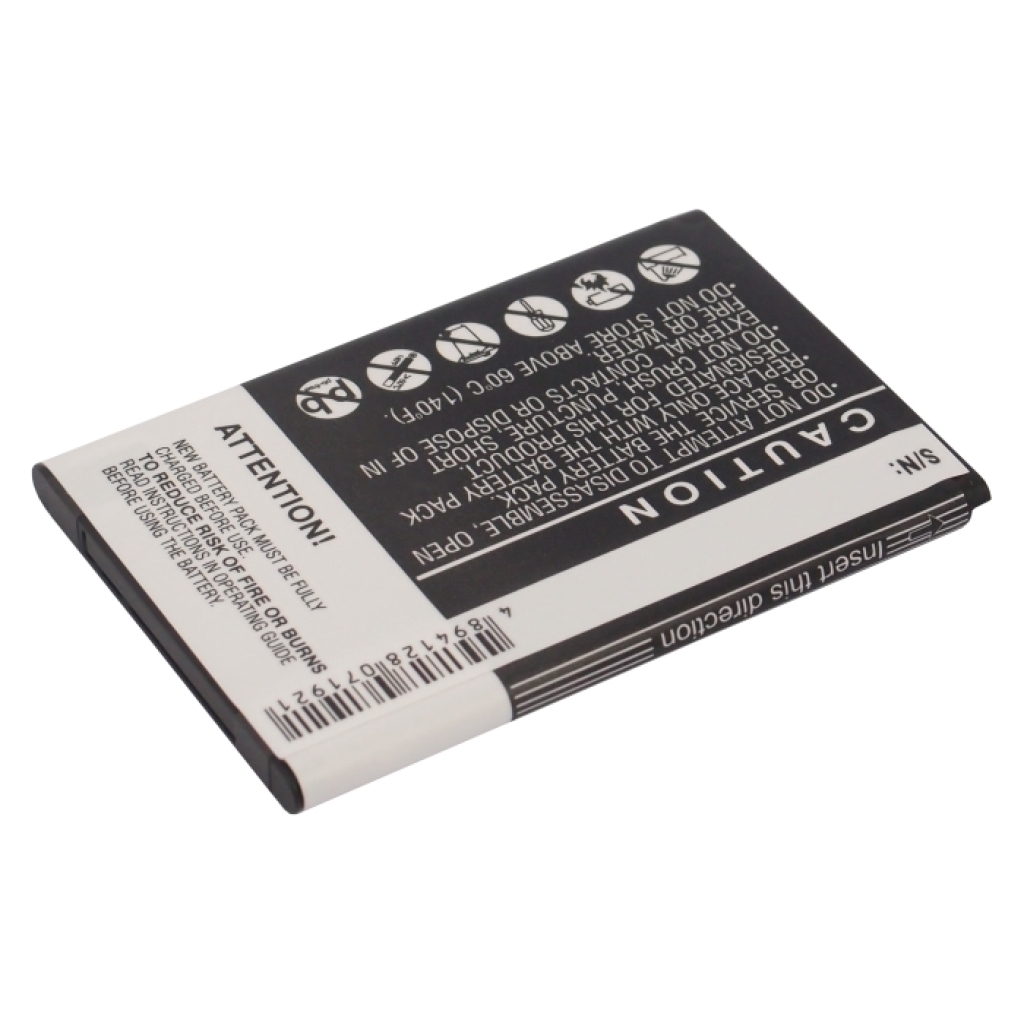 Compatible battery replacement for HTC  BA S440, 35H00127-06M, BTR6200B, 35H00127-05M, BTR6200...