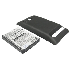 Compatible battery replacement for HTC 35H00123-00M,35H00123-02M,35H00123-03M,35H00123-22M,BA S390...