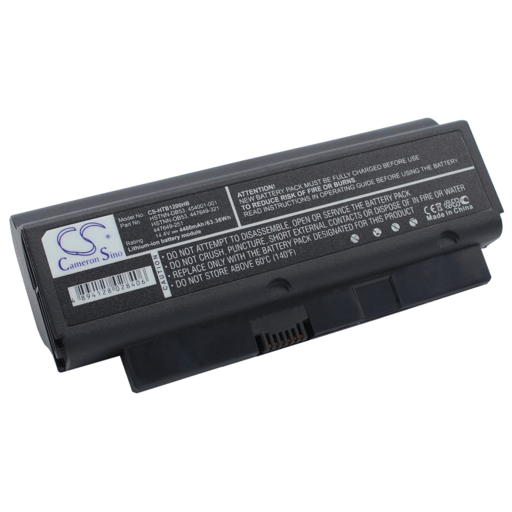 Compatible battery replacement for Compaq  447649-321, 447649-251, HSTNN-OB53, HSTNN-DB53, 454001-001