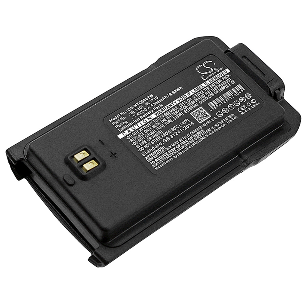 Compatible battery replacement for HYT  BL1301, BL1719