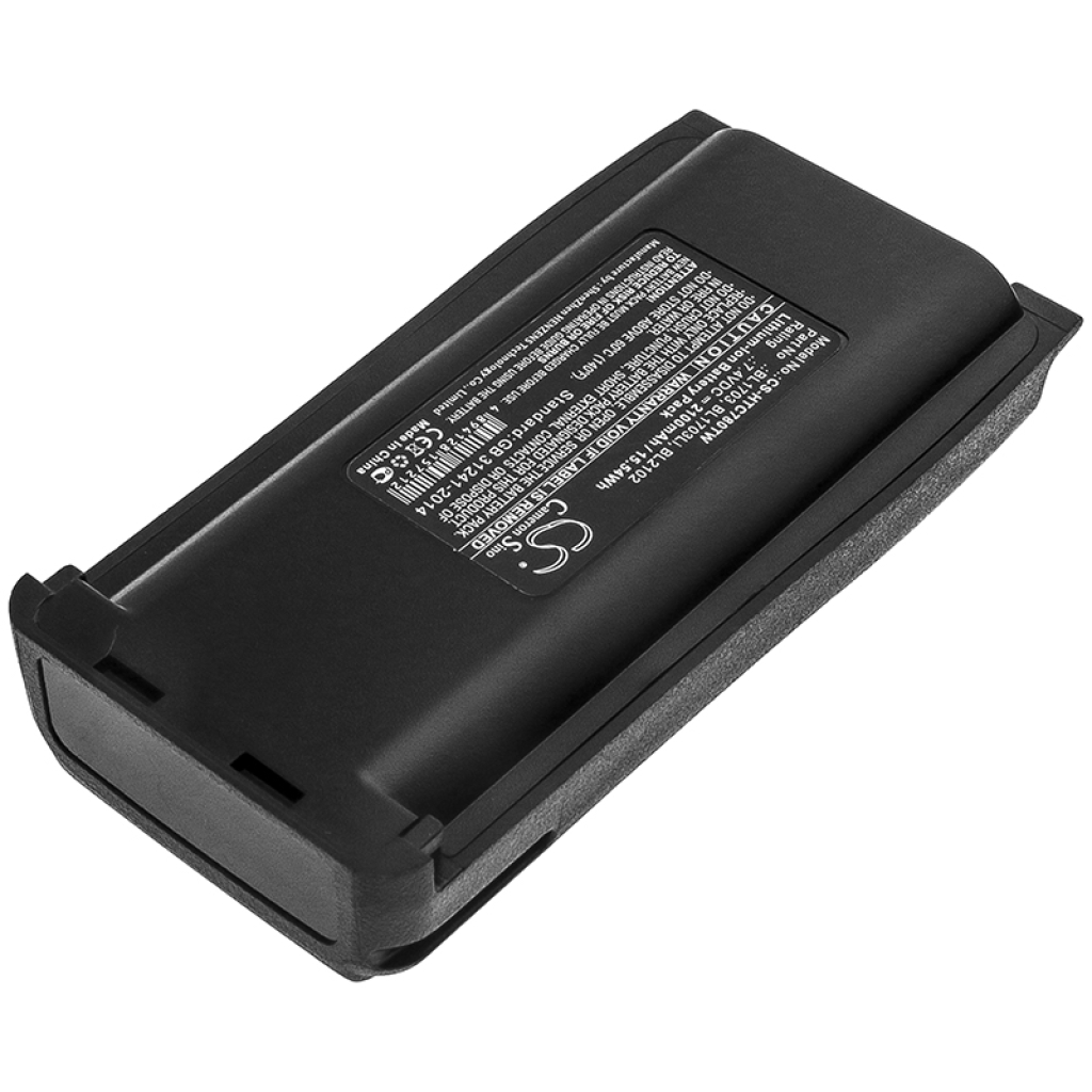 Compatible battery replacement for Hytera  BH1801, BL1703Li, BL1703, BL-2608, BL-2102Li...